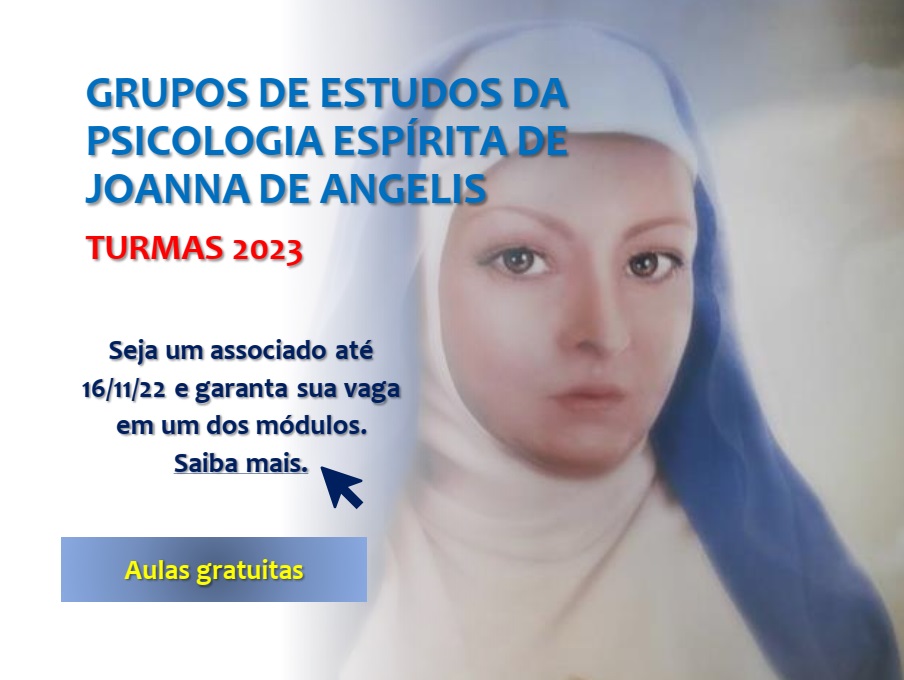 Grupos de Estudos da Psicologia Espírita de Joanna de Angelis - Turmas 2023